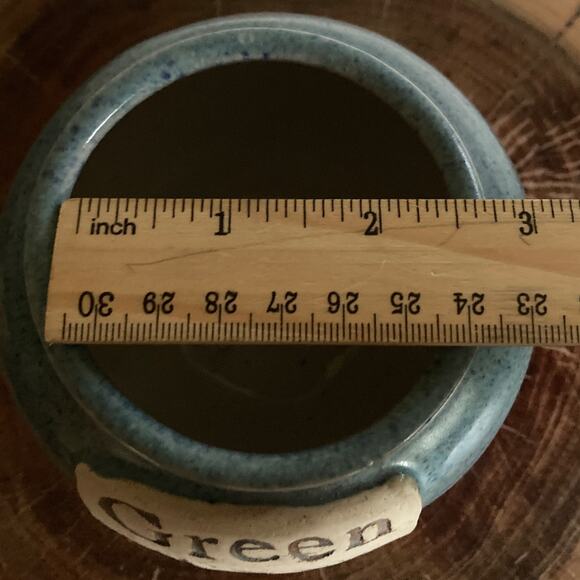 GREENS FEES JAR Ceramic Pottery Cork Stopper Golf Rustic Farmhouse Money Bank - Picture 9 of 10